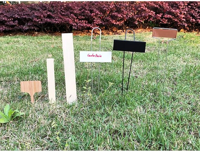 30 Copper Garden Plant Tags Planting Labels Reusable Gardening Markers with 2 Marker Pens for Patio Vegetable Herbs Flowers Nursery Seeding 10.8''