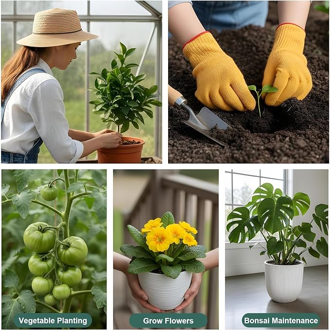 5Pcs Garden Plant Support Stakes for Indoor Outdoor Plants, Stackable Monstera Plant Support Stakes, ClimbingPlant Supports StructuresPlant Holder Stick Moss Pole for Tall Potted Plants