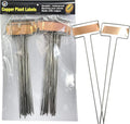 Copper Plate Metal Plant Labels Garden Stake Tags Reusable Planting Gardening Markers (10 x 2.6 inch)
