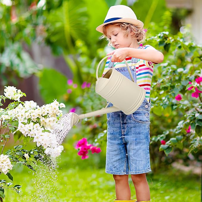 Sosoport 2L Plastic Long Spout Watering Can for Indoor and Outdoor Plants
