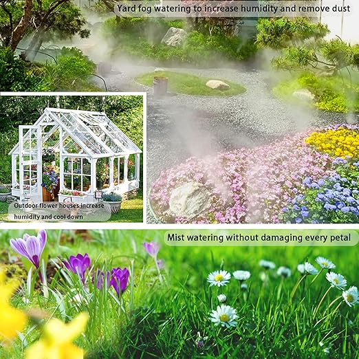160Ft Drip Irrigation System for Garden with Water Timer, Main Water Hose ID 1/2inch 32Ft, 1/4in 131Ft, Sufficient Water Pressure, Irrigation Dripper Waterflow Evenly, Easy DIY Garden Watering System