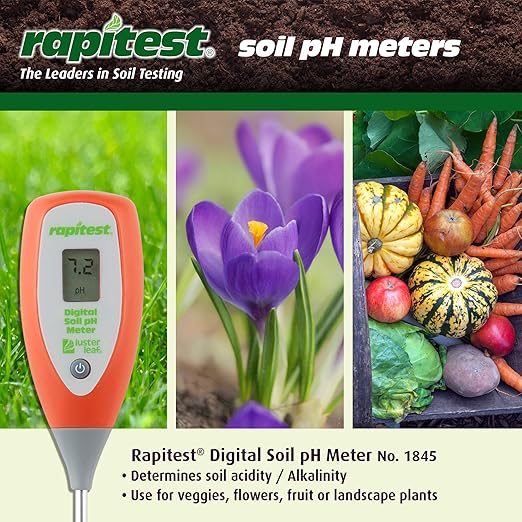 Luster Leaf Rapitest Digital Soil pH Meter. Designed and Engineered in the USA.