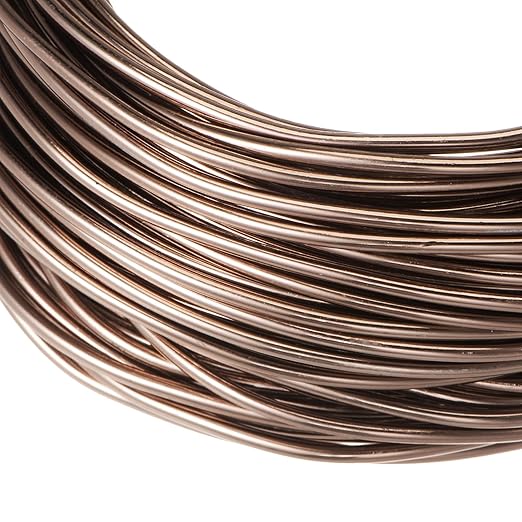 HARFINGTON Bonsai Training Wire 2mm Total 20mm 66 Feet Anodized Aluminum Wire Corrosion Resistant Garden Wire for Plants Bonsai Trees Shaping Bending Indoor, Brown