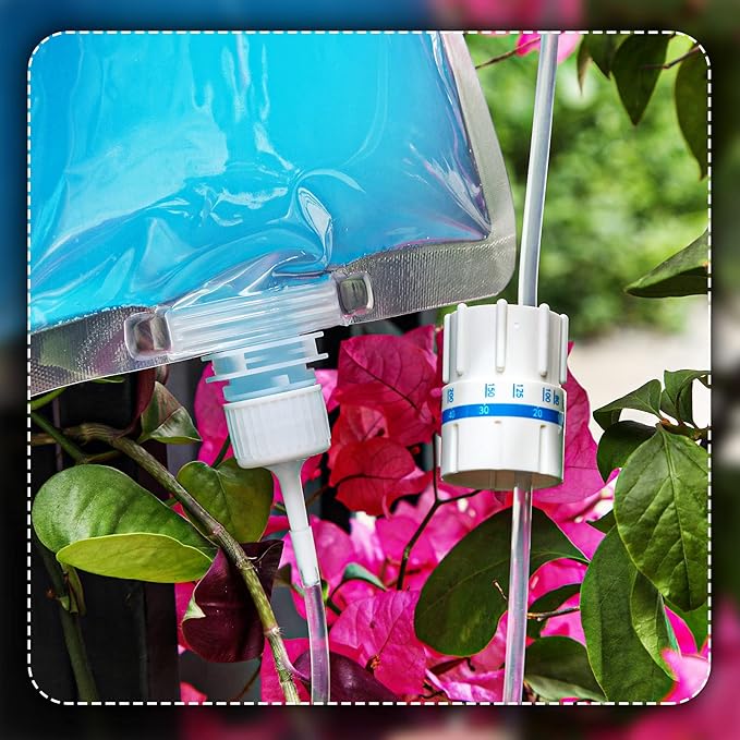Plant Drip Irrigation Bag Automatic Irrigation Device with Water Bag Automatic Watering System Plant Waterer Self Kit for Potted(8 Pieces)