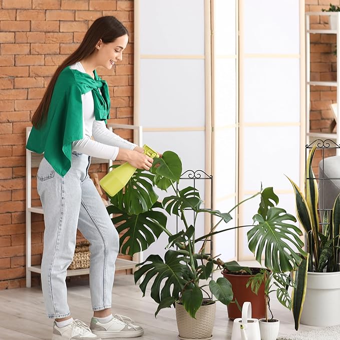 31.8'' Stackable Plant Trellis Indoor, Metal Trellis for Climbing Plants Indoor, House Plant Support with Soft Ties for Monstera Hoya Pothos, 4P