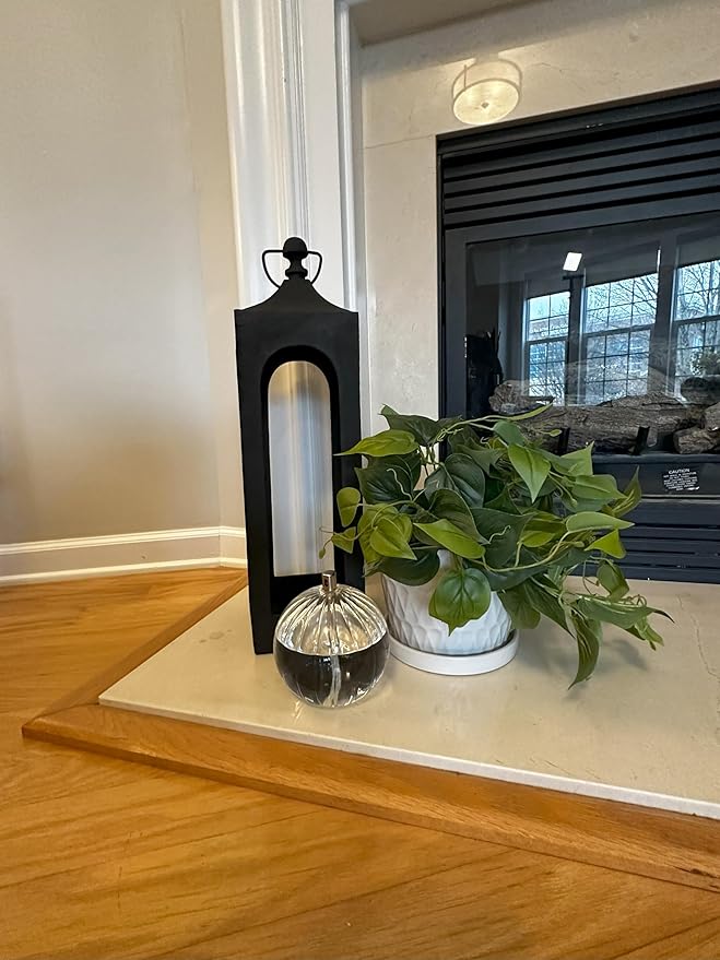 Garden & Home Matte White 8 inch Indoor Ceramic Planter with an Attached Saucer and Drainage Hole. Perfect Plant Pot for All House Plants, Herbs, and Flowers