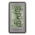 La Crosse Technology WS-9160UV3 Digital Indoor Outdoor Thermometer Wireless - Multi-Format Remote Temperature Sensor, Temperature Humidity Monitor with Manual Settings and 24-hr Display