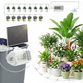 Automatic Drip Irrigation Kit, Solar & USB Rechargeable Auto Plant Watering System with Programmable Timer, Anti-Siphon Valve, DIY Irrigation System for up to 15 Outdoor/Indoor Potted Plants