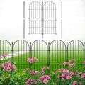 2 pcs Metal Stakes, for Thrivinest's Decorative 31inch High Fence Panels, Metal Stakes only