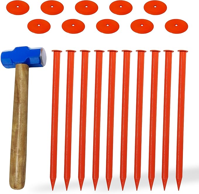 FEBTECH Septic Tank Marker with Hammer (Pack of 10)