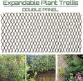 Sumery Nature Willow Trellis Expandable Plant Support Plant Climbing Lattices Trellis Willow Expandable Trellis Fence for Climbing Plants Support 36x92 Inch,Double Panel (2, Willow Wicker Fence)
