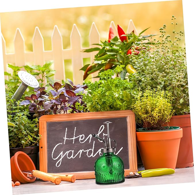 Milisten Elegant Glass Plant Mister Spray Bottle Capacity Water Sprayer for Indoor and Outdoor Plants Durable Thick Glass with Smooth Trigger Stylish Design for Home and Garden