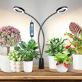 Grow Lights for Indoor Plant, Halo LED Grow Light with Clip, Upgrade 96 LEDs Clip On Plant Lights, Full Spectrum LED Plant Growing Lamp with 3 Modes & 5 Dimmable Levels, Auto Timer 6/12/16H.