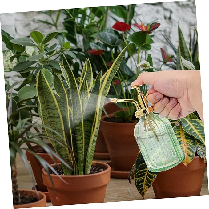 KESYOO Retro Glass Spray Bottle 350ml Large Capacity Design for Plants Succulent Mister for Boys and Girls Vintage Style