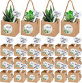 HejVulkan 40 Pack Succulent Wrap Bags Set with 2.5 inch Succulent Gift Box, Heart Plant Tags, Thank You Stickers and Mark Pen, Great Party Favor Gifts for Wedding, Baby Showers, Bridal Showers