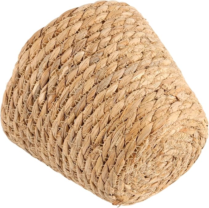 4 Pack 10 in 8.7 in 7 in Seagrass Planter Basket for Indoor Outdoor Plants, Decorative Woven Flower Pot Cover Fits Most Plant Containers