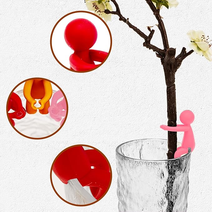 6 Pcs Plant Propagation Friends, Plant Propagation Buddy, Plant Cutting Holder for Shoots, Sprouts and Stems, Cute Plant Propagation Support Growth Tool for Indoor Garden