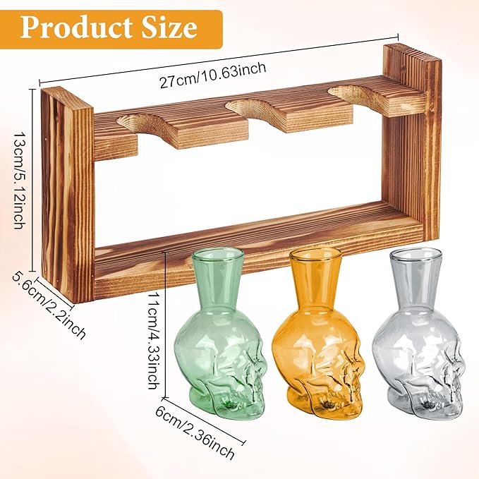 Colored Plant Terrarium Propagation Stations | Borosilicate Glass Hydroponic Vases | Ideal for Succulents, Air Plants, and Plant Cuttings | Unique Halloween Decoration | Creative Gift for Parents