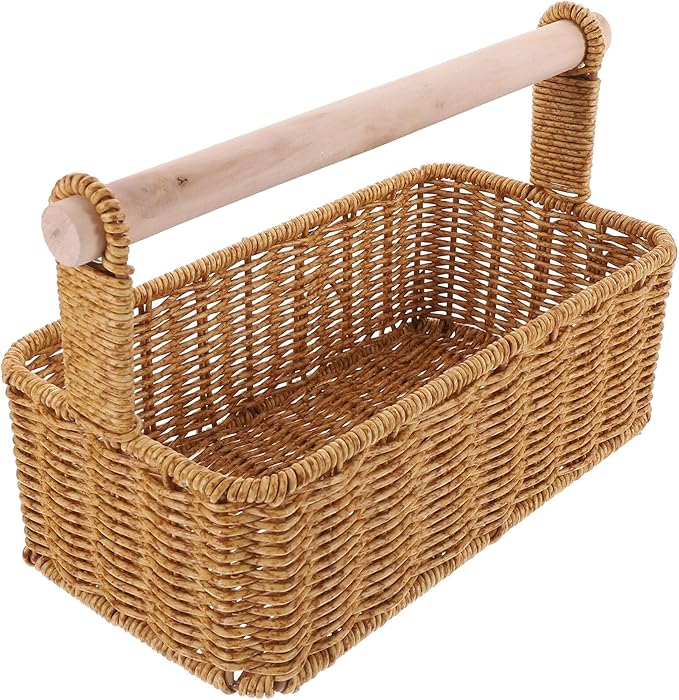 Alipis Bread Baskets for Kitchen Large Woven Storage Basket Rustic Hand Woven