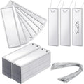 300 Pcs Metal Plant Labels Aluminum Plant Tags Waterproof Outdoor Plant Markers Solid Stamping Garden Labels Double Sided Write Tags with 6 Inch Wires for Marking Trees Greenhouses