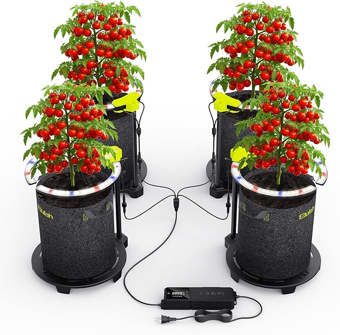 Saturn960 96W Under Canopy LED Grow Light, Full Spectrum Grow Lights for Indoor Plant Seeding/Veg/Bloom, Adjustable Height 12''-22'', 3-in-1 Controller Plant Light for 4x4ft Indoor Growing