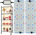 GHodec 20W Panel Grow Lights for Indoor Plants,272LEDs Full Spectrum Grow Lights for Under Cabinet Plant, Grow Lamp with 4/8/12H Timer,5 Dimmable Levels for Plants Growing (2Pack)