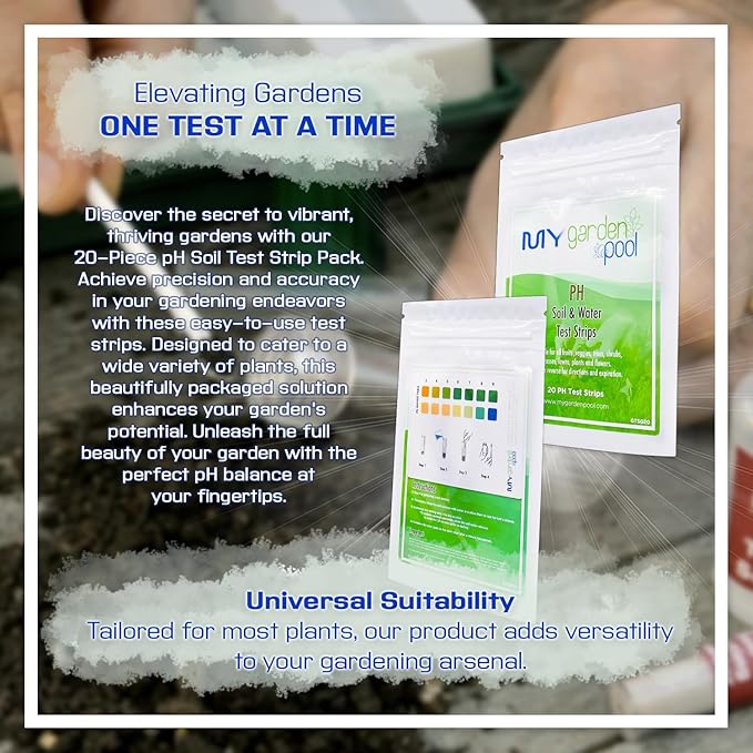 Espoma Organic Soil Acidifier 6 lbs Bag With My Garden Pool PH Test Strips 20 ct. - Acidify, Enhance Hydrangea Color, Embrace Organic Gardening, Achieve Optimal Balance