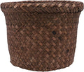 Yardwe Wicker Flower Pot Seagrass Planter Basket Flower Pots Cover Plant Pots Containers Naturalstraw Pot for Indoor Outdoor Plant Antique Wicker Planter Basket