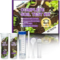 Garden Soil Test Kit Testing Soil: 80 Tests in Total 4 in 1 Soil Testing kit for Garden Lawn Flower Vegetable Testing pH Phosphorus Potassium Nitrogen