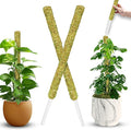 DUSPRO Natural Stackable Moss Pole for Plants Monstera, Forest Moss Sticks, Monstera Plant Support, Handmade Plant Stakes for Indoor Plants for Potted Plant to Grow Upward 02 pcs 22''