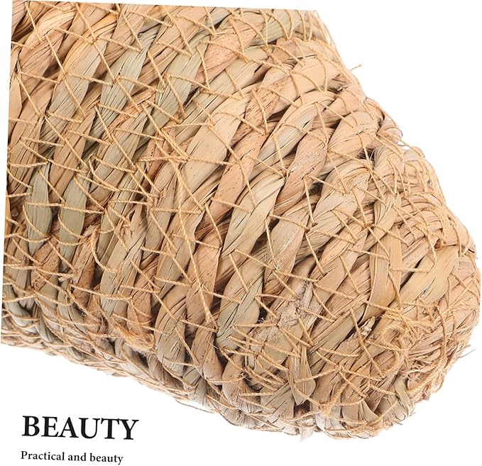 Rattan Hanging Plant Basket Wicker Planter Seagrass Flower Pot Woven Hanging Basket Balcony Plant Pot Outdoor Dec