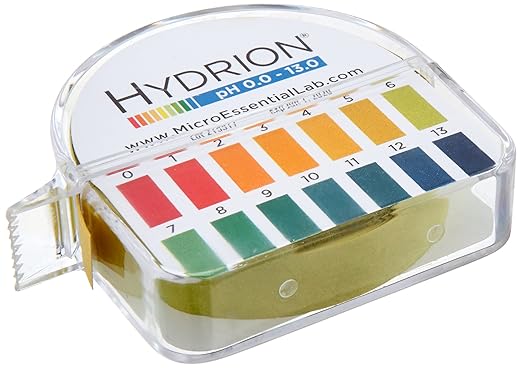 5920024 pHydrion 0 to 13 pH Jumbo pH Papers, Range 0 to 13, 50 Ft/Roll
