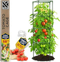 Tomato Cage Square - Large Trellis Stakes and Plant Support Structures for Vegetables and Climbing Plants - Tall Tomato Cages for Garden, Pots, Raised Garden Bed Outdoor Supplies (1 Pack - Up to 58")