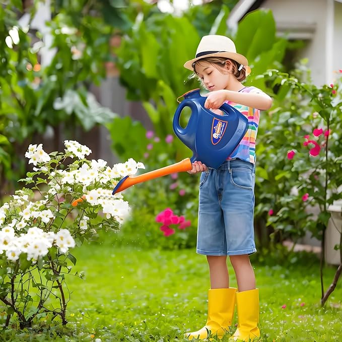 WADFOW 1.32 Gallon Watering Can for Indoor & Outdoor, Watering Cans with Detachable Nozzle, Long Spout Watering Can for Indoor Plants Garden Flowers, 5L/170OZ