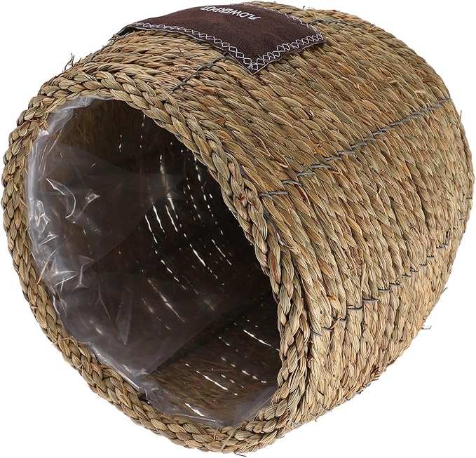 NUOBESTY Wicker Flower Basket Planter Indoor Outdoor Woven Plant Pot Medium Large Rattan Planter Basket for Home Garden Decorative Storage Holder