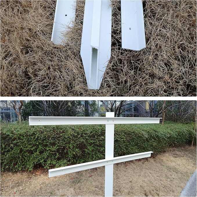 Grape Vine Trellis 7ft Tall 3pcs Set for Raspberry and Grape Plants, Heavy Duty, Easy to Install Vineyard Trellis, Fiberglass Rust-Proof, (84inch 3Trellises)