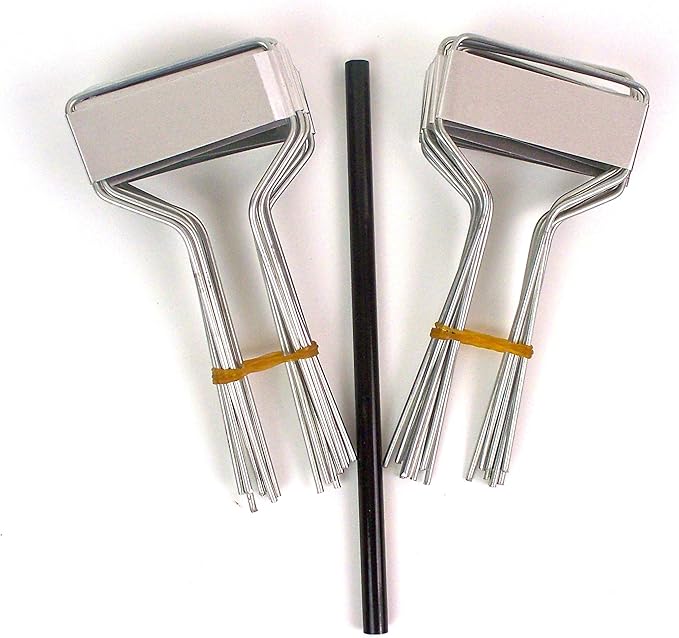 Bosmere Small-Faced Zinc Metal Plant Marker with Carbon Pencil, 5" High (Pack of 20)
