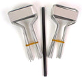 Bosmere Small-Faced Zinc Metal Plant Marker with Carbon Pencil, 5" High (Pack of 20)