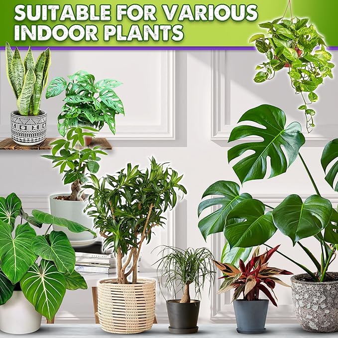 DUSPRO Recycle 4QRT Pre-Mixed House Plant Potting Mix 7in1 with Potting Soil Indoor Plants, Tropical Indoor Potting Soil with Pine Bark, Pumice, Coco Coir, Perlite, Worm Castings, Gypsum, Peat Moss