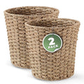 84ECO 2-Pack Seagrass Waste Baskets