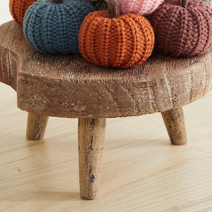 Rustic Wood Riser Stand, Farmhouse Home Decor, Rustic Coffee Table, Wood Stool for Bathroom, Plant, Tabletop Decor, Display Countertop