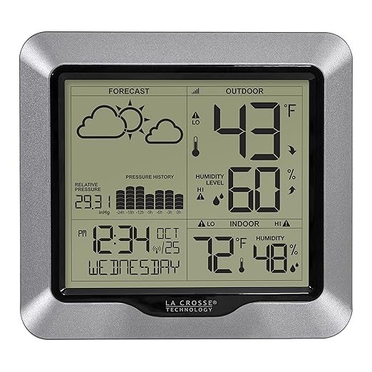 La Crosse Technology Wireless Digital Thermometer and Forecast Station Bundle