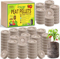 Legigo 300 Pcs 40mm Seed Starter Peat Pellets for Seedlings- Compressed Seed Starter Pods Seed Starting Pellets Plugs Soil Peat Pods for Starting Seeds, Garden Planting Herb Flower Vegetables
