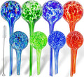 5 STAR SUPER DEALS Aqua Plant Watering Globes - Automatic Watering Ball Bulbs - Self Watering Plant Glass Bulbs System (8, 4 Small & 4 Large)