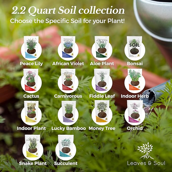 Professional Bonsai Soil Mix Ready to Use Extra Large 8.2 Quarts, Premium Potting Soil for Bonsai Trees, Fast Draining Blend Lava Limestone Pearock Calcined Clay Pinebark Indoor Outdoor Made in USA