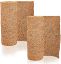 Natural Coco Liner Roll-15.7x78.7 Inch Coconut Coir Liner Sheets Coco Mat for DIY Flower Basket Liner Pet Pad Reptile Carpet Moss Pole（2 Rolls）
